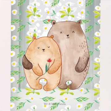 Mr. & Mrs. Panda Gartenleuchte Bären Liebe - Transparent - Geschenk, Gartenleuchte, Gartenlampe, XXL