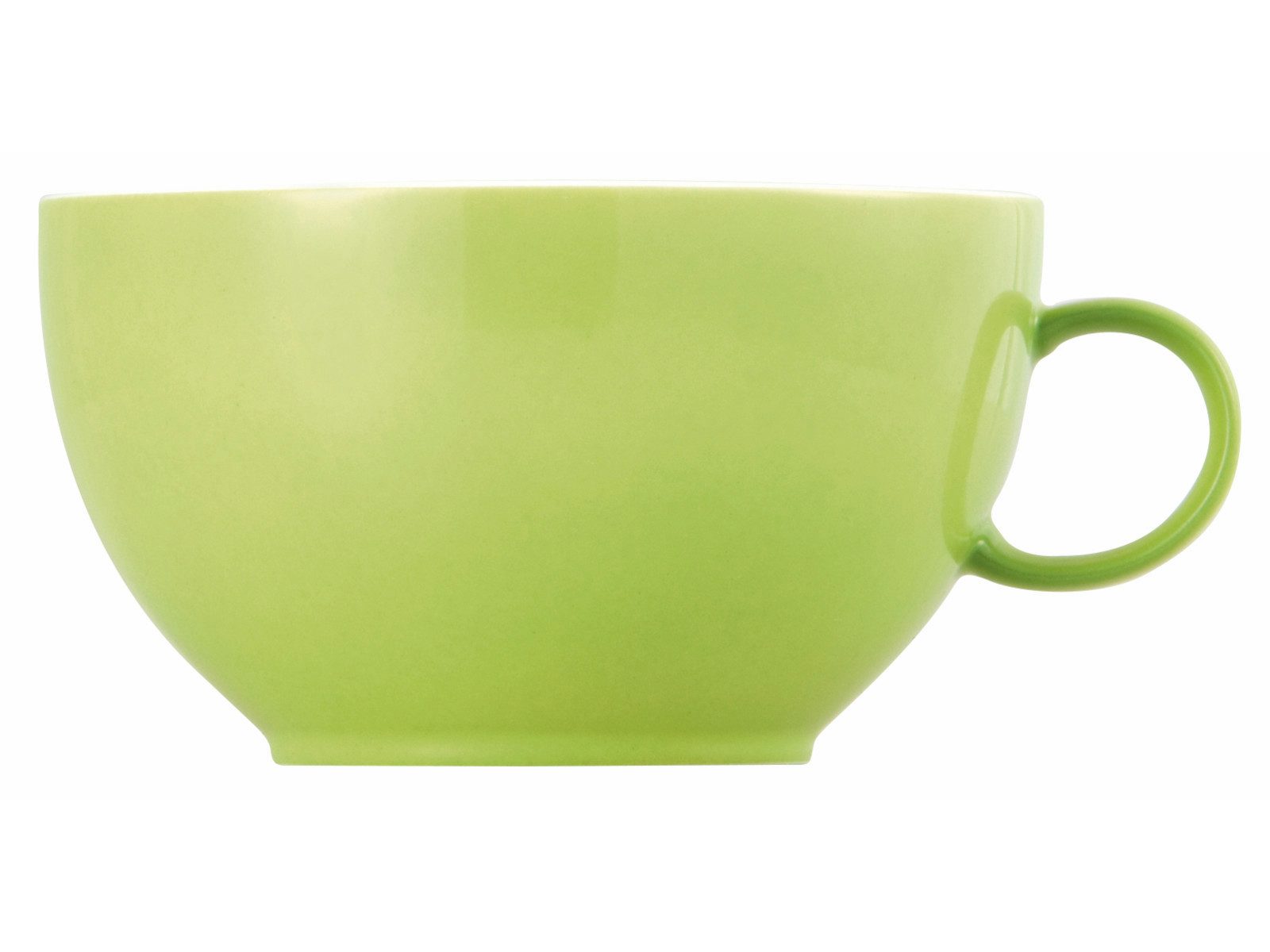 Thomas Porzellan Tasse Sunny Day Apple Green Cappuccino-Obertasse 0,38 l, Porzellan, Tassen