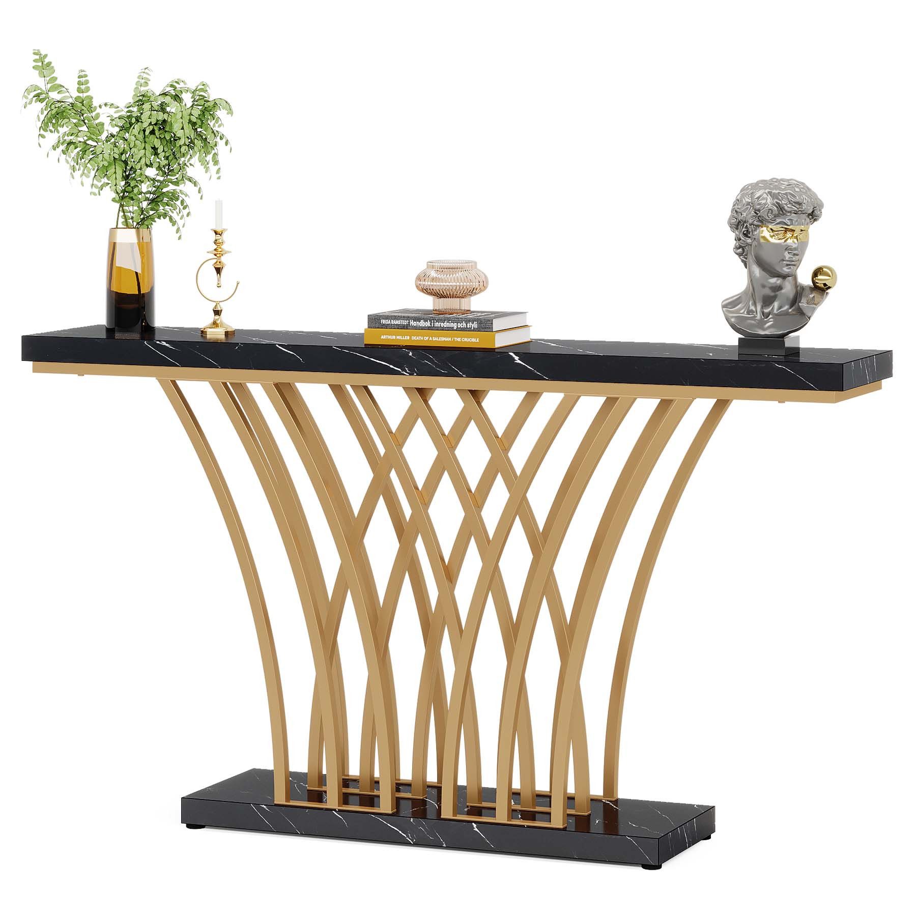 Tribesigns Konsolentisch Gold Konsolentisch, 150 x 29.5 x80 cm Moderner Ein günstig online kaufen