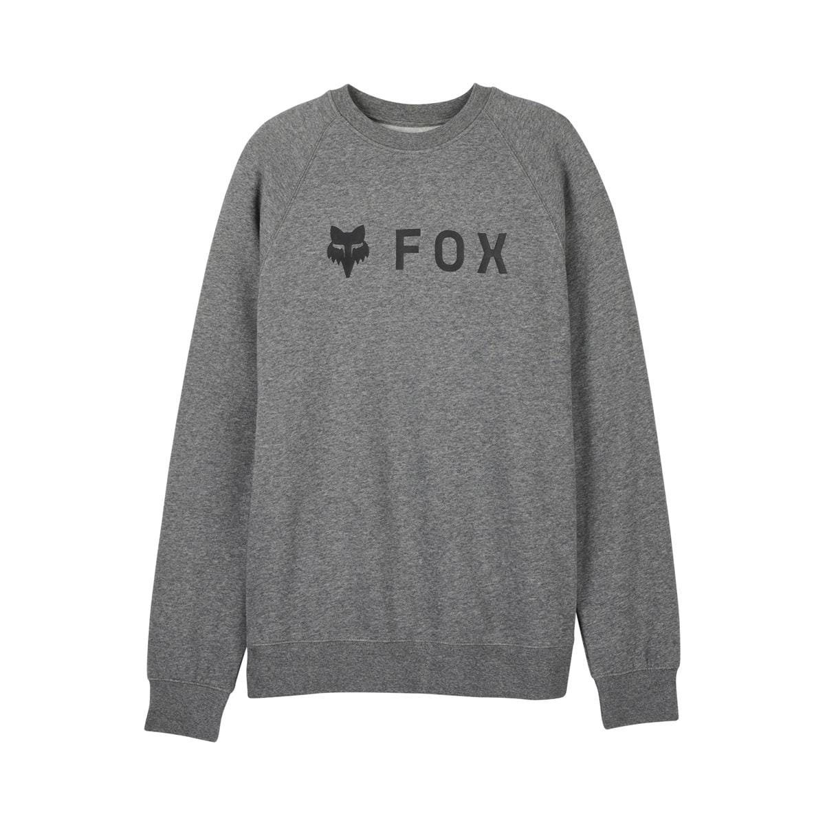 Fox Racing Sweater Пуловери Fox Racing Absolute Fleece Crew - Heather Graphite 2X