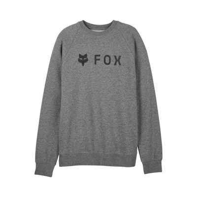 Fox Racing Sweater Pullover Fox Racing Absolute Fleece Crew - Heather Graphite 2X