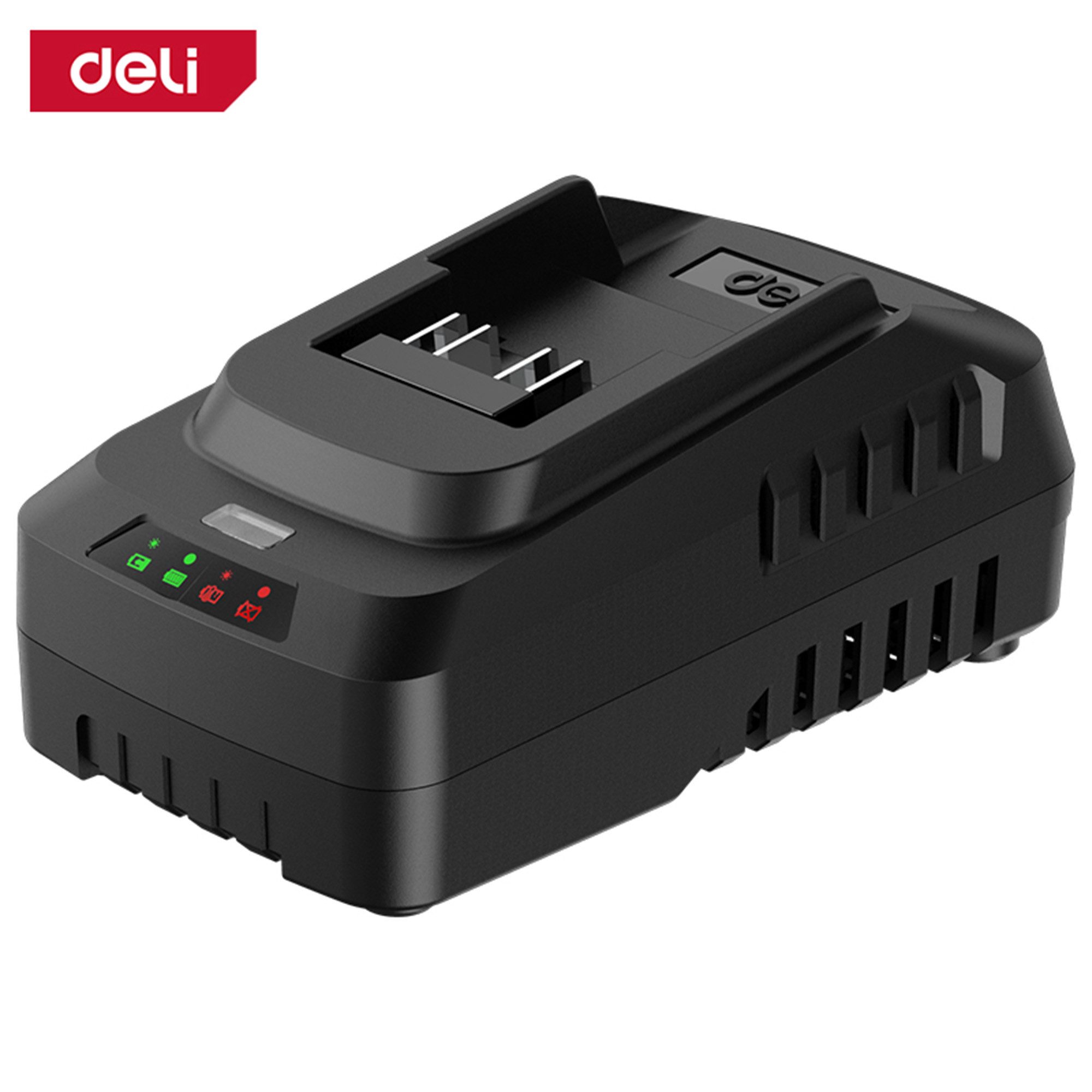 DELI Ladegerät Modell EDL-CD20A2E Akku-Ladestation