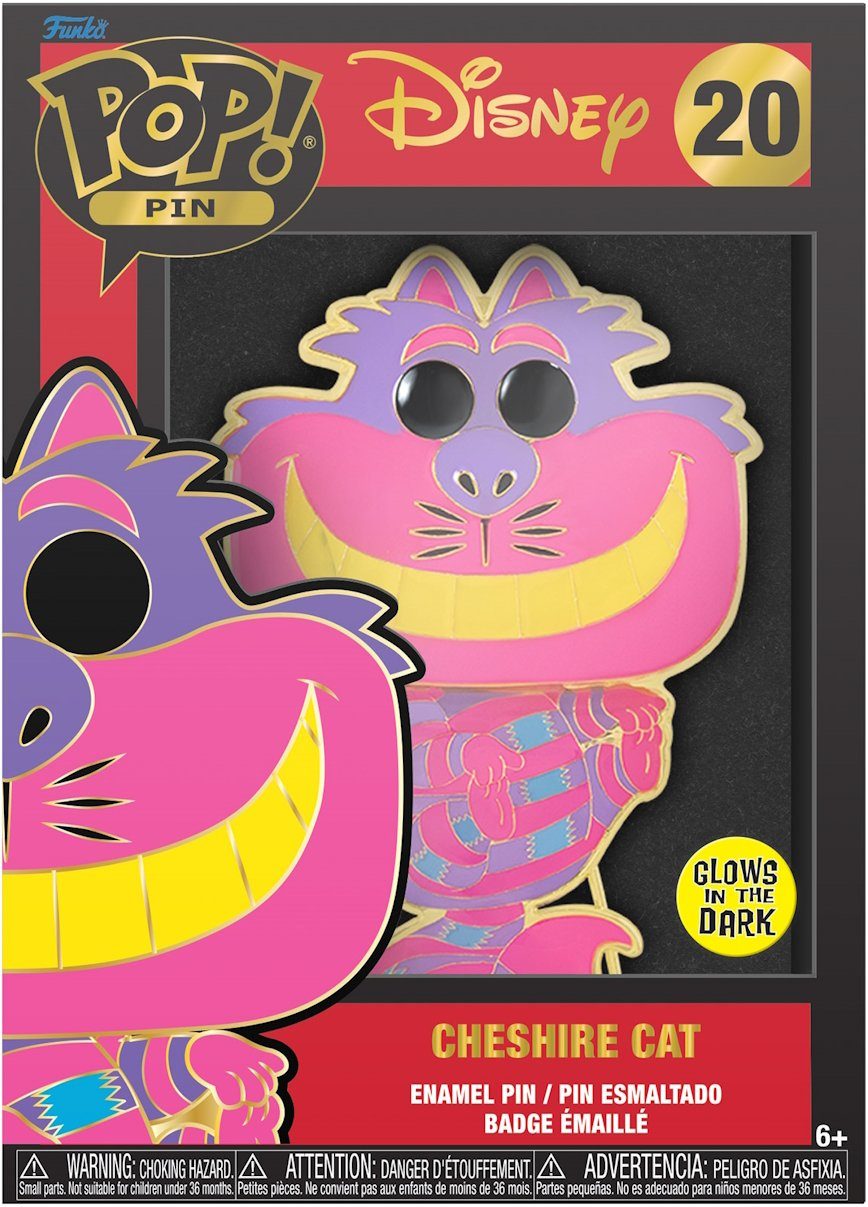 Funko Spielfigur Disney Cheshire Cat Grinsekatze 20 Glows Pin Pop!