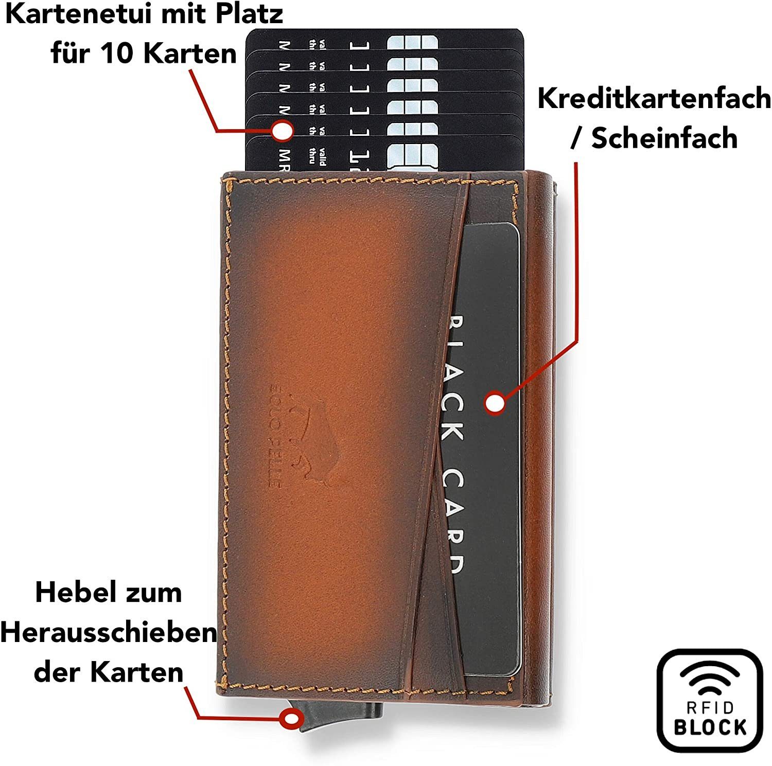 Solo Pelle Kartenetui Kartenetui, Kreditkartenetui, Leder günstig online kaufen