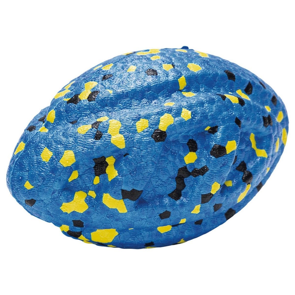 Tierball Hundespielzeug Fetch Rugbyball Algo aus Schaumstoff blau