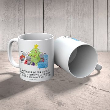 Mr. & Mrs. Panda Tasse Weihnachten Smörle - Weiß - Geschenk, Weihnachtsdeko, Heiligabend, Be, Keramik, Exklusive Motive