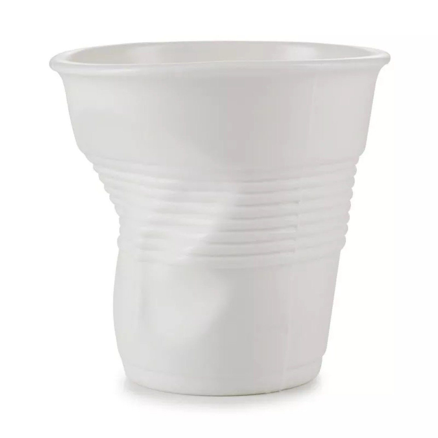 REVOL Cappuccinotasse Knickbecher Tasse Cappuccino weiss 180ml, Porzellan