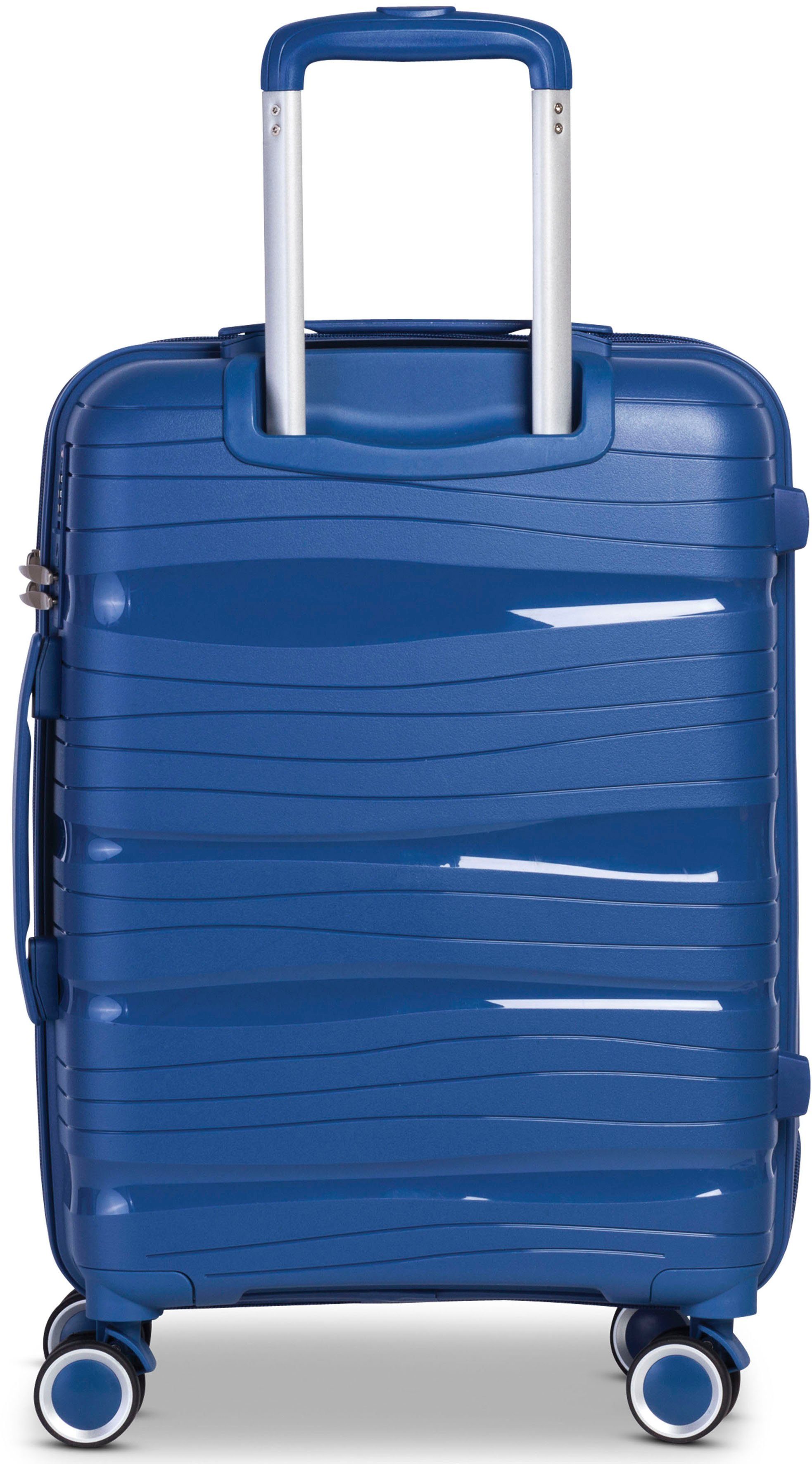 WORLDPACK Miami, tlg) royalblau, Trolleyset Rollen, 4 (3