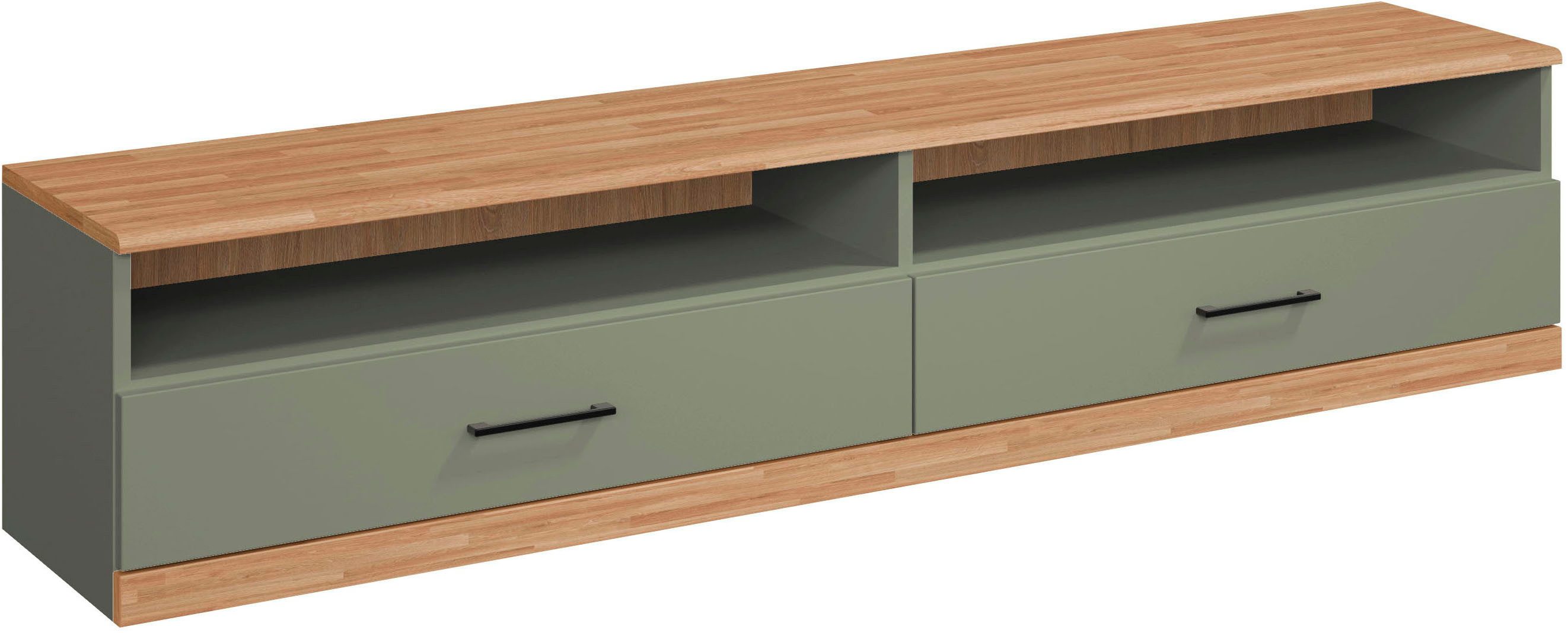 Home affaire Lowboard Ribe,140cm breit,38cm hoch mit 2 Klappen,Oberplatte a günstig online kaufen