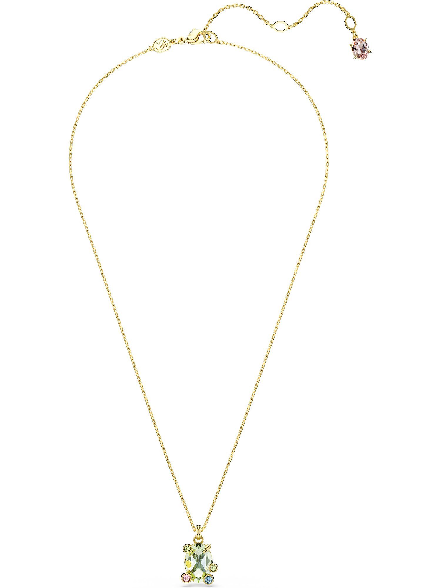 Swarovski Collier Swarovski Damen-Kette Metall Swarovski-Kristall