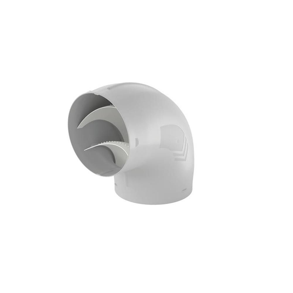Naber Abluft-Set Naber COMPAIR System Ø 150 Prime P-RBV 150 Rohrbogen 90°, hellgrau