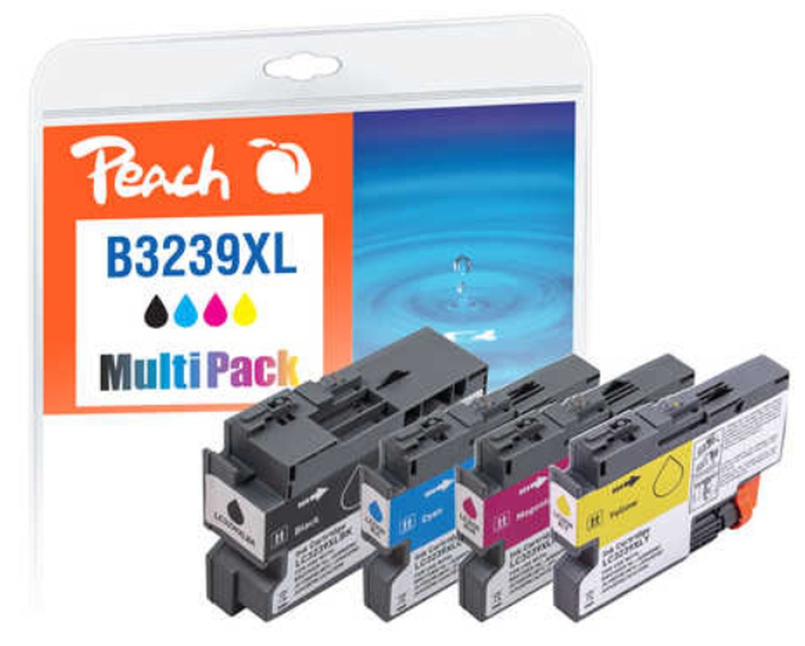 Peach Tonerpatrone Peach Patrone Brother LC-3239XL, PEA, Multi-Pack, FW komp
