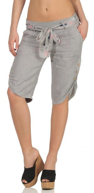 malito more than fashion Caprihose 8186 Caprihose mit passendem abnehnbaren günstig online kaufen