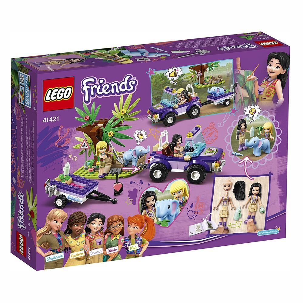 LEGO® Tierrettung & Elefantenbaby LEGO ® Friends Bausatz 41421 Spielbausteine