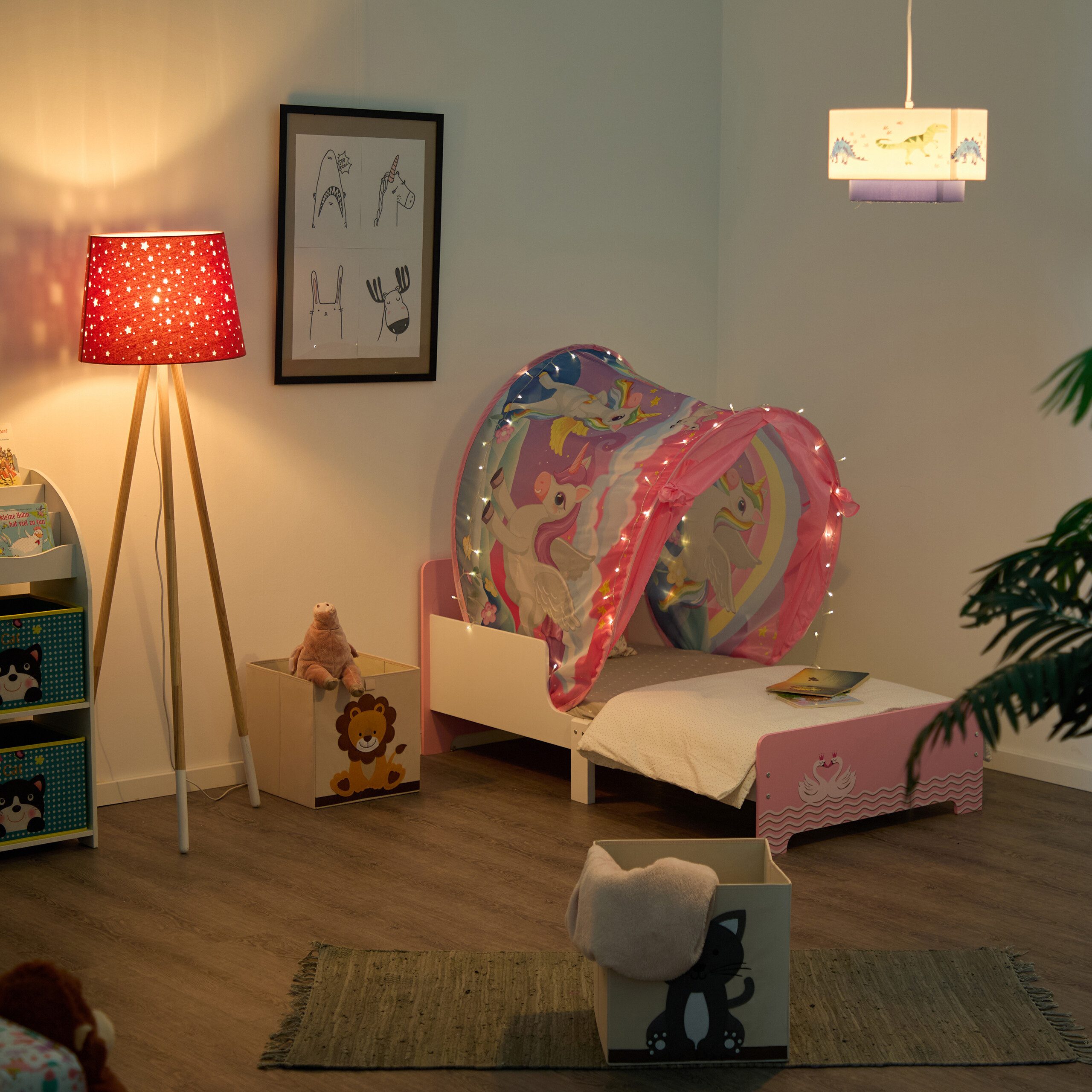 relaxdays Spielzelt Bettzelt für Kinder B günstig online kaufen