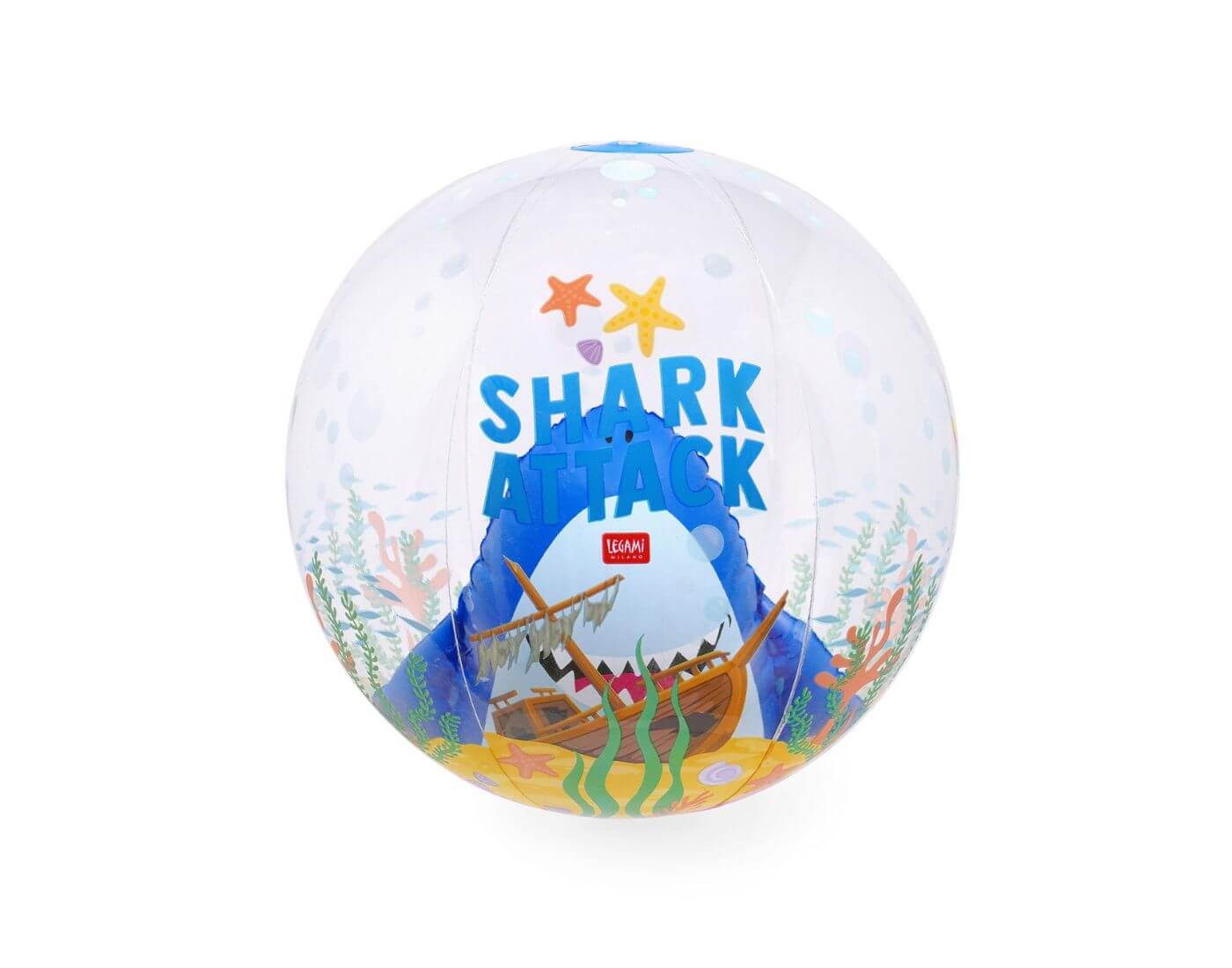 Legami Wasserball Aufblasbarer Strandball - Shark