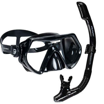 AQUAZON Taucherbrille RS1 Schnorchelset für Erwachsene - Professionelle Qualität