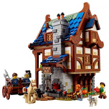 LEGO® Konstruktionsspielsteine LEGO® Ideas - Mittelalterliche Schmiede, (Set, 2164 St)