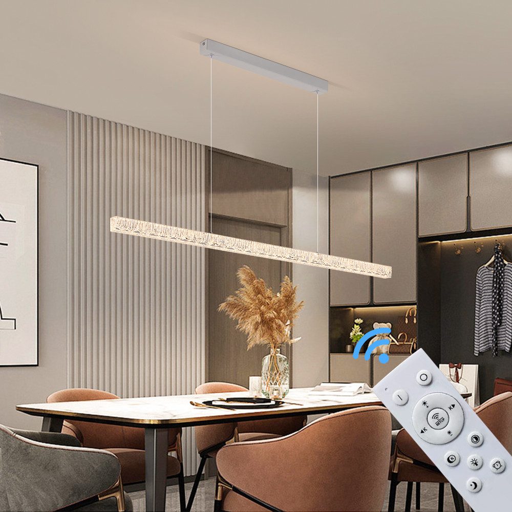 Eurohandisplay LED Deckenleuchte LED Deckenleuchte mit Fernbedienung Lichtfarbe Helligkeit einstellbar, LED fest integriert, Neutralweiß, Kaltweiß, Warmweiß, Lichtfarbe und Helligkeit einstellbar