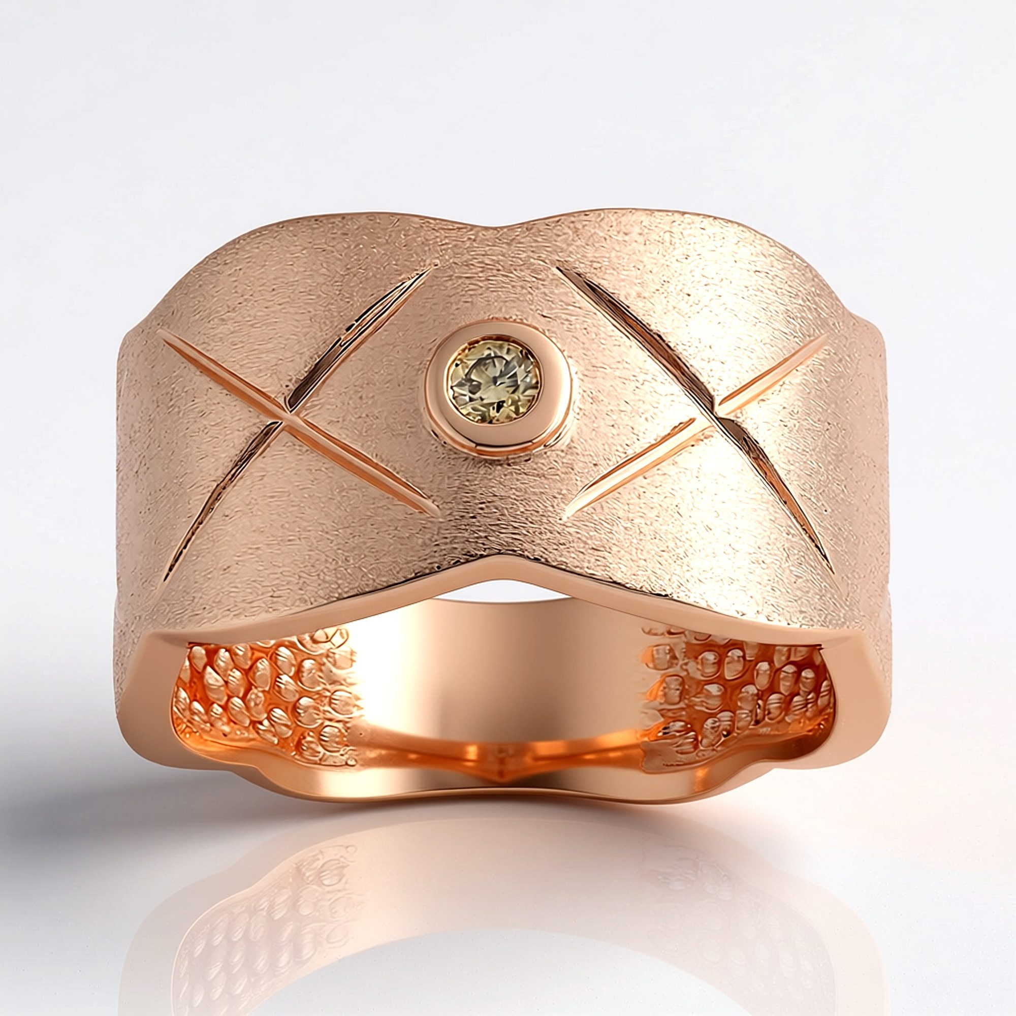 Cavill Diamantring Argyle-Rose de France – Ring, rosévergoldet (1-tlg)