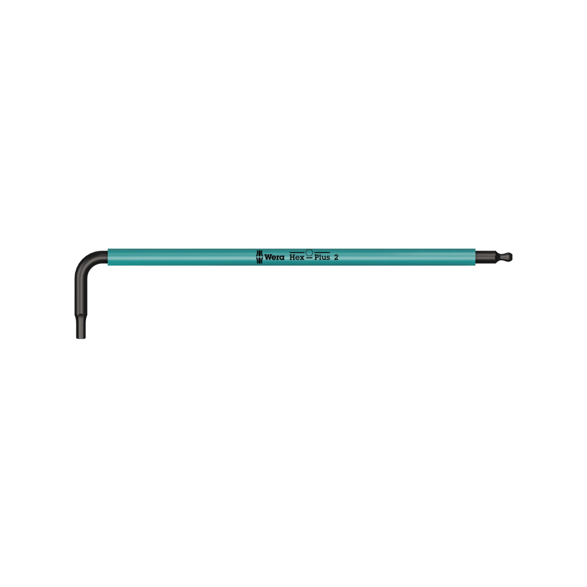 Wera Innensechskantschlüssel Wera 950 SPKL Winkelschlüssel Multicolour, Innen-6KT, SW 2,0 mm, Läng