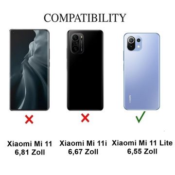 CoverKingz Handyhülle Hülle für Xiaomi 11 Lite 5G NE/Mi 11 Lite 5G Handyhülle Silikon Cover