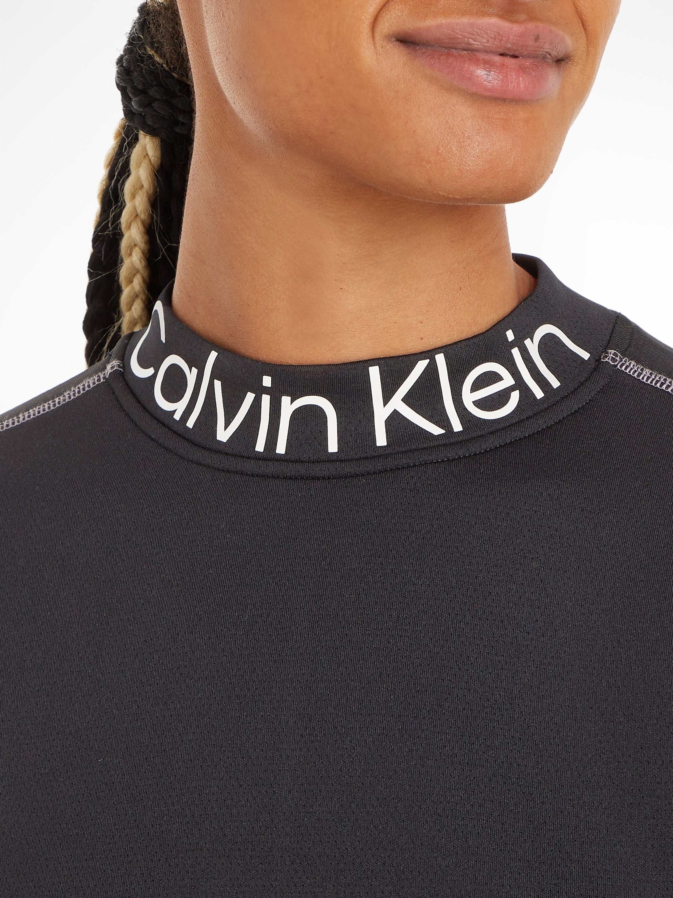 Calvin Klein PW Pullover Rundhalspullover Sport schwarz 