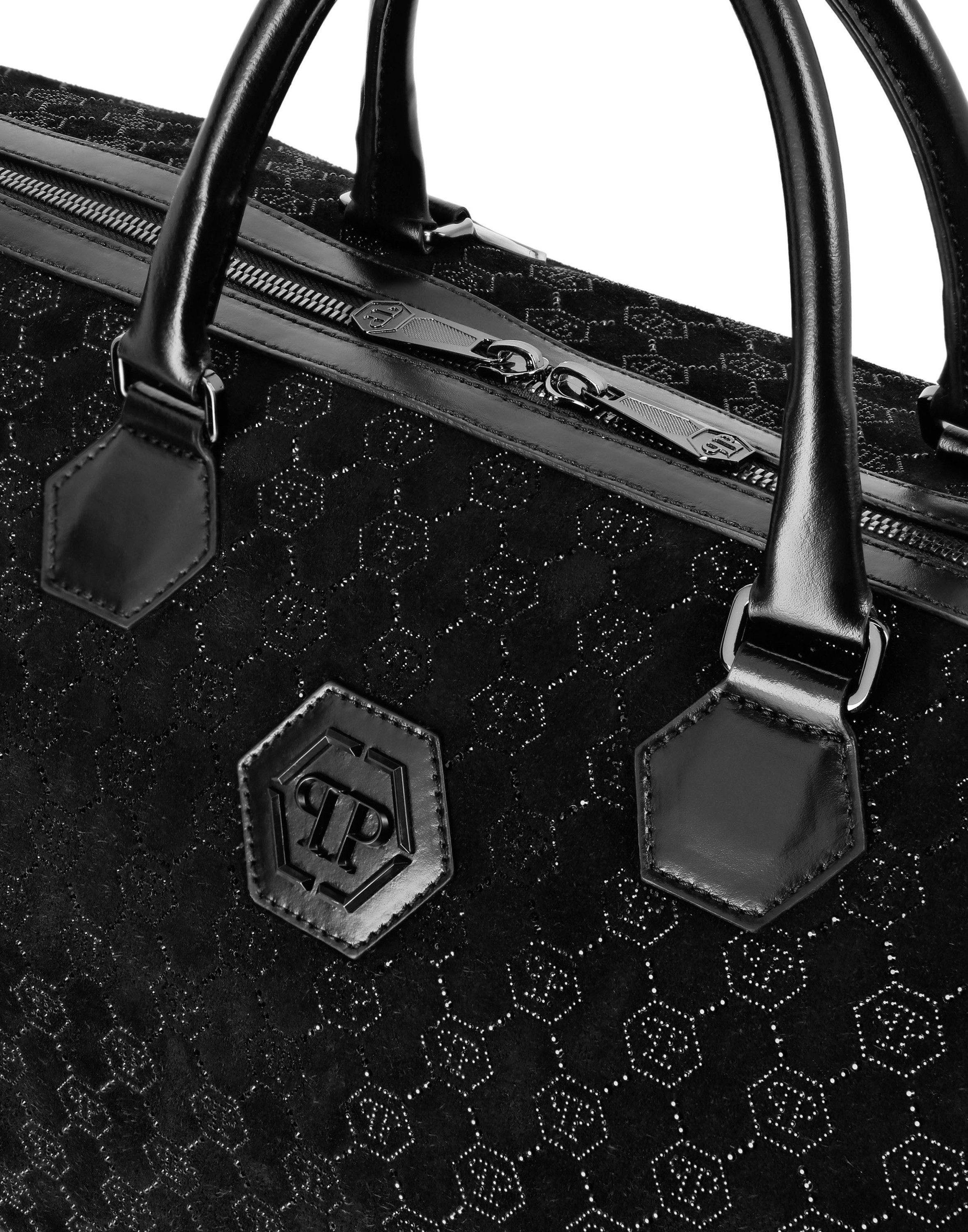 PHILIPP PLEIN Handtasche Monogram Mit Schmucksteinen