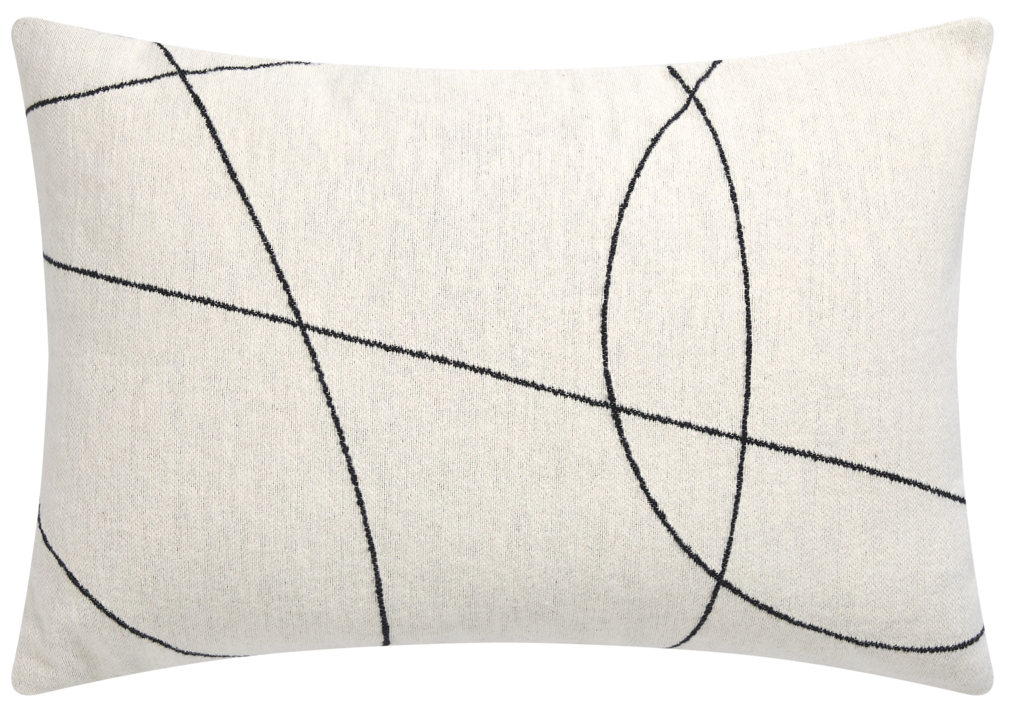 DAVID FUSSENEGGER Подушкиhülle Nova 'geschwungene Linien' 40 x 60 cm