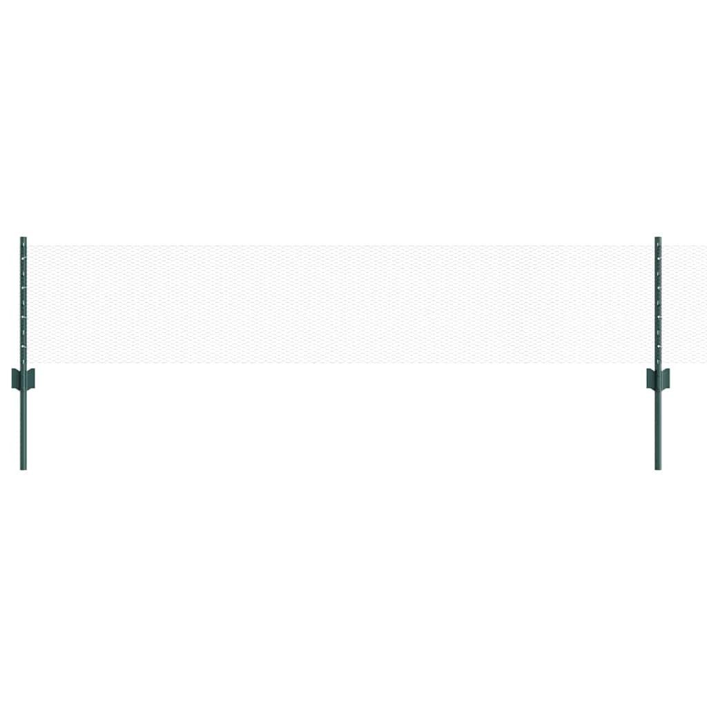 vidaXL Gartenzaun Zaun mit Pfosten Grün günstig online kaufen