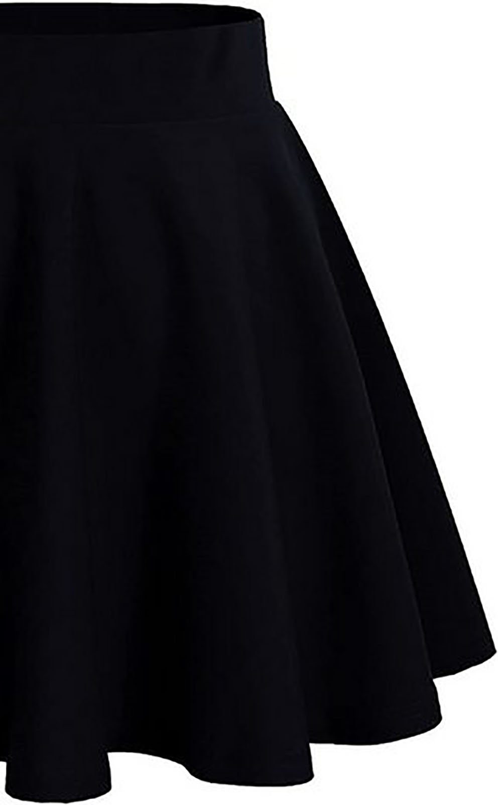 einfarbig Damen Kleid Stretch Flare Tennis LIIKIL Faltenrock