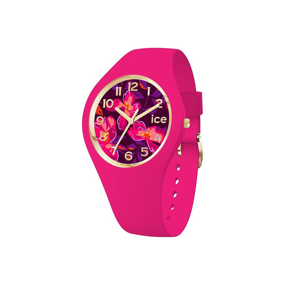 ice-watch Quarzuhr Ice-Watch Ice Flower Fuschia Blossom 021738, Ice-Watch Ice Flower Fuschia Blossom