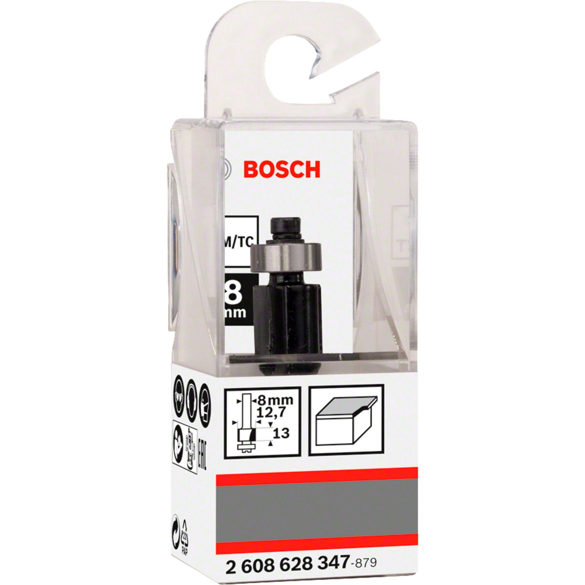 BOSCH Fräse Bündigfräser Standard for Wood, Ø 12,7mm