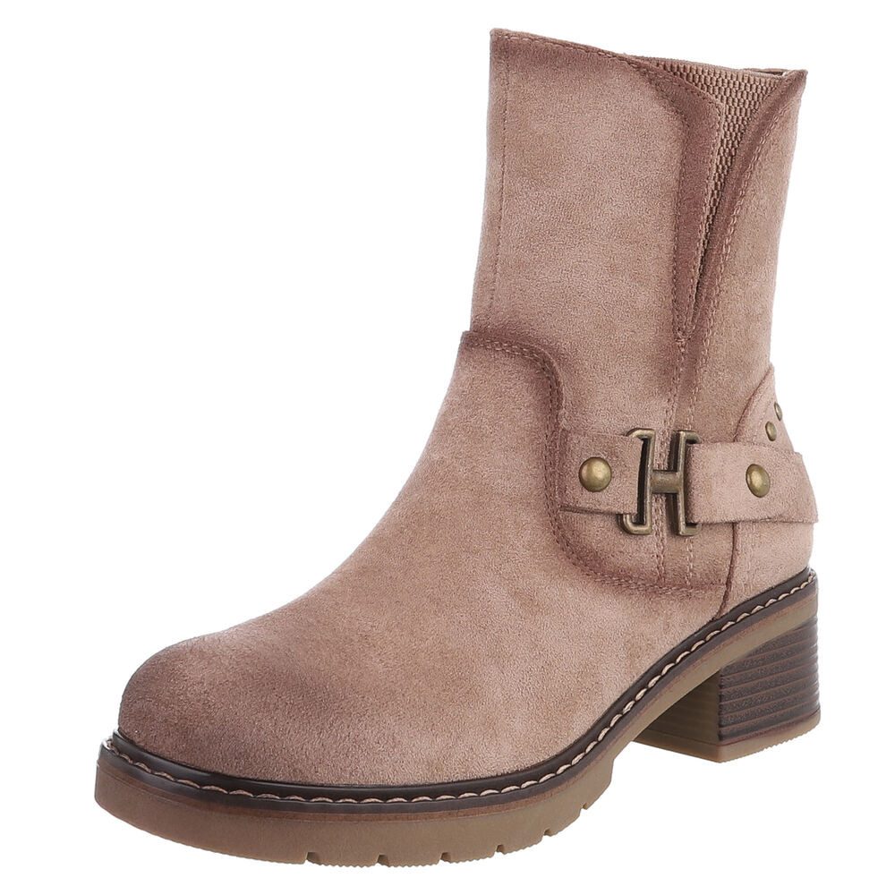 Ital-Design Stylische Stiefeletten für Damen mit Reißverschluss und Komfort günstig online kaufen