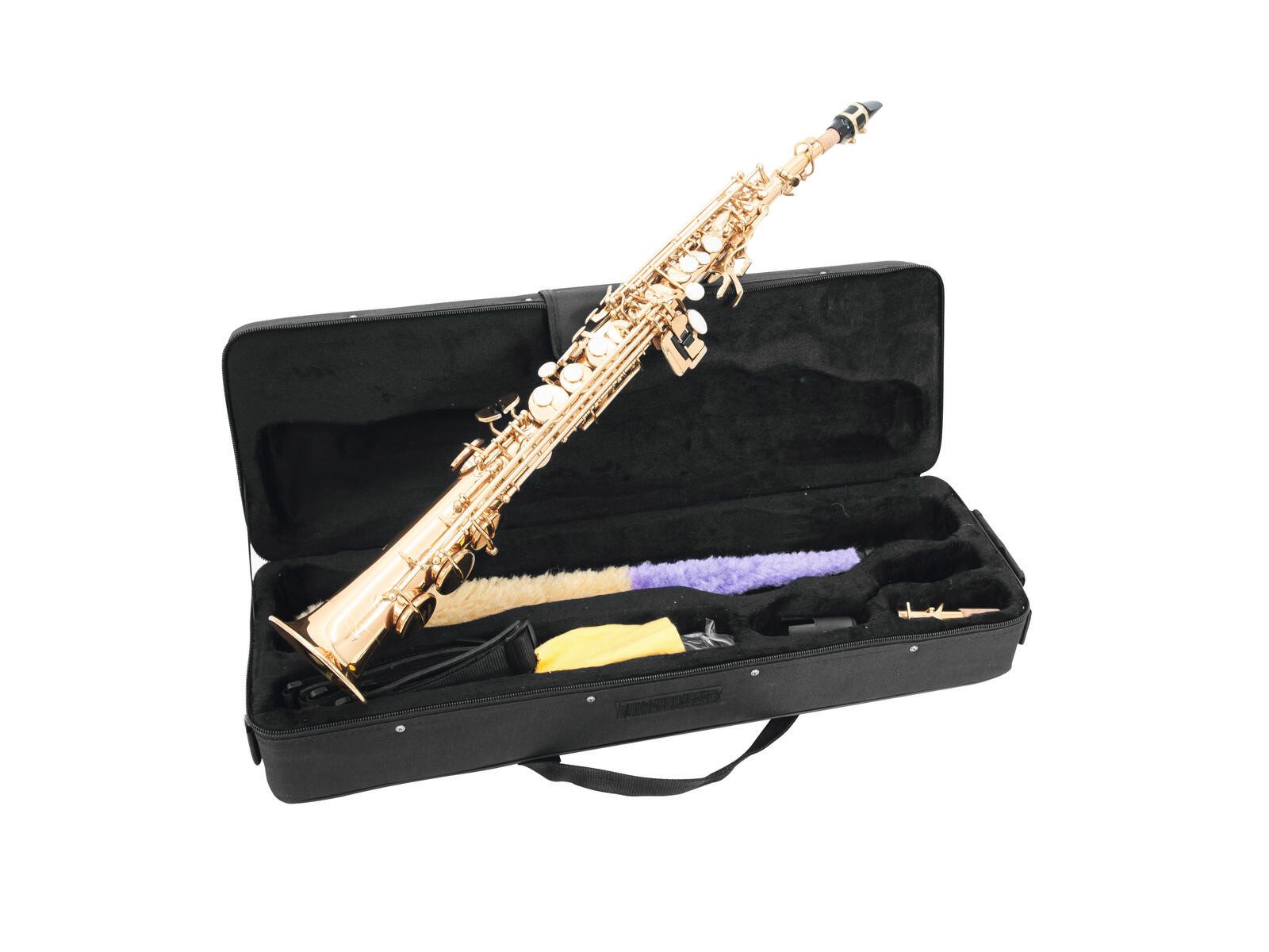 DIMAVERY Blockflöte DIMAVERY SP-10 Bb Sopransaxophon, gold