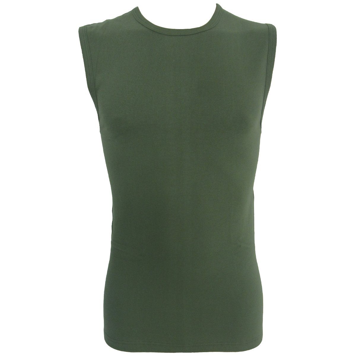 HERMKO Unterhemd Unterhemd Bio-Baumwolle, Muskelshirt, Tank Top, Vest, Rundhals-Ausschnitt