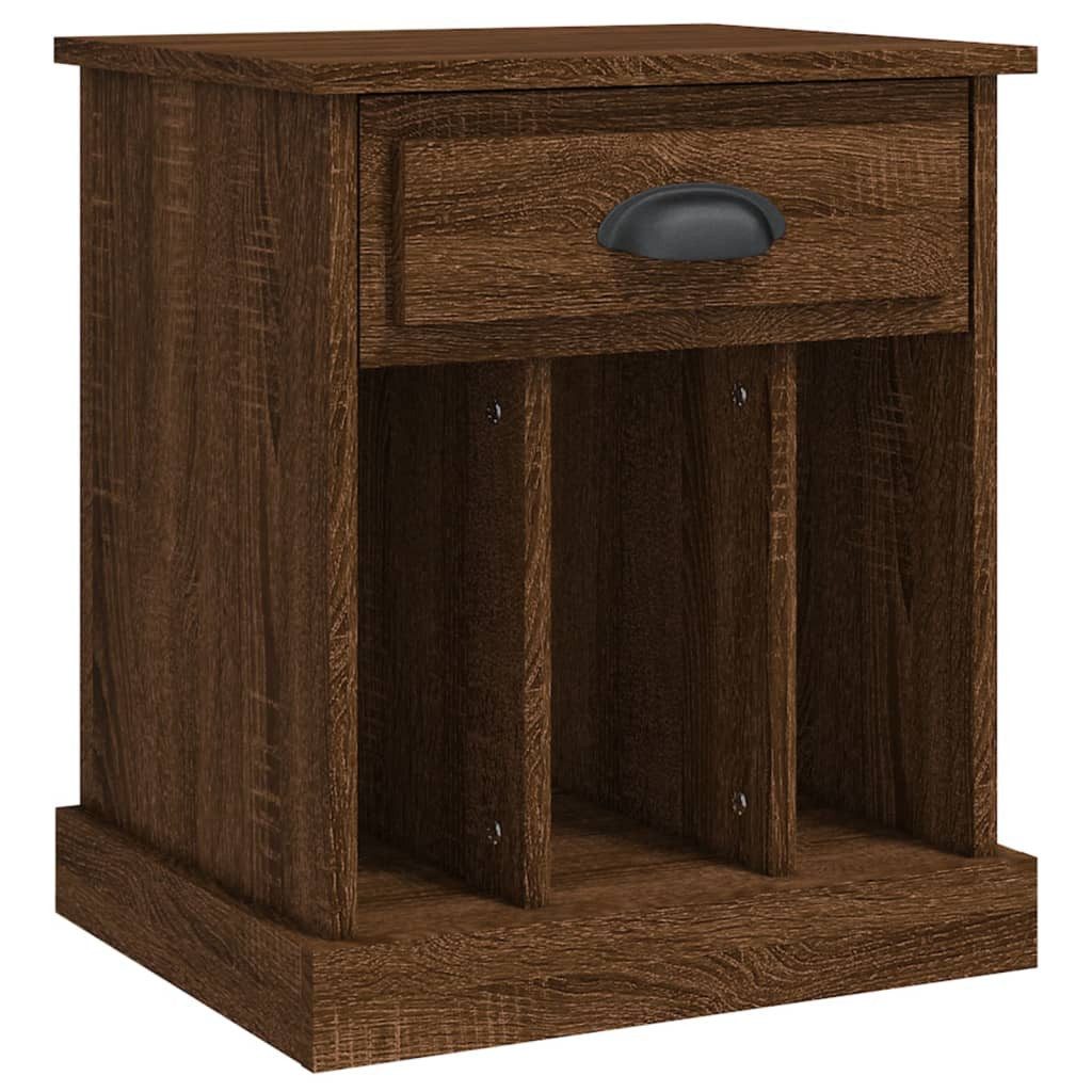 Nachttisch Nachttisch Braun Eichen-Optik 43x36x50 cm