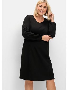 Sheego Shirtkleid Große Größen in schwerer Qualität, mit Raffung hinten