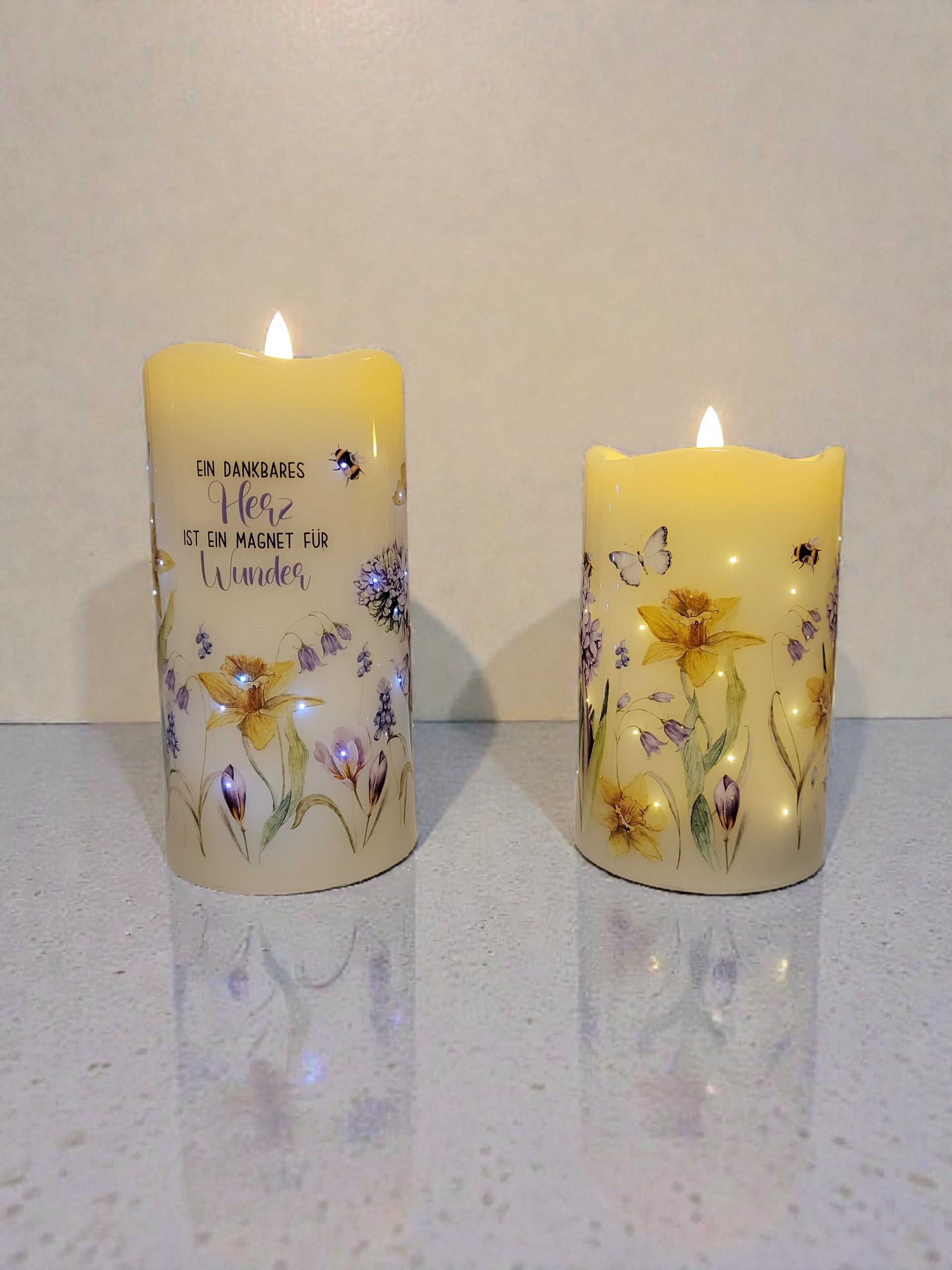 HSE24 LED-Kerze Lumesso LED Stumpenkerze Filament, 2tlg.