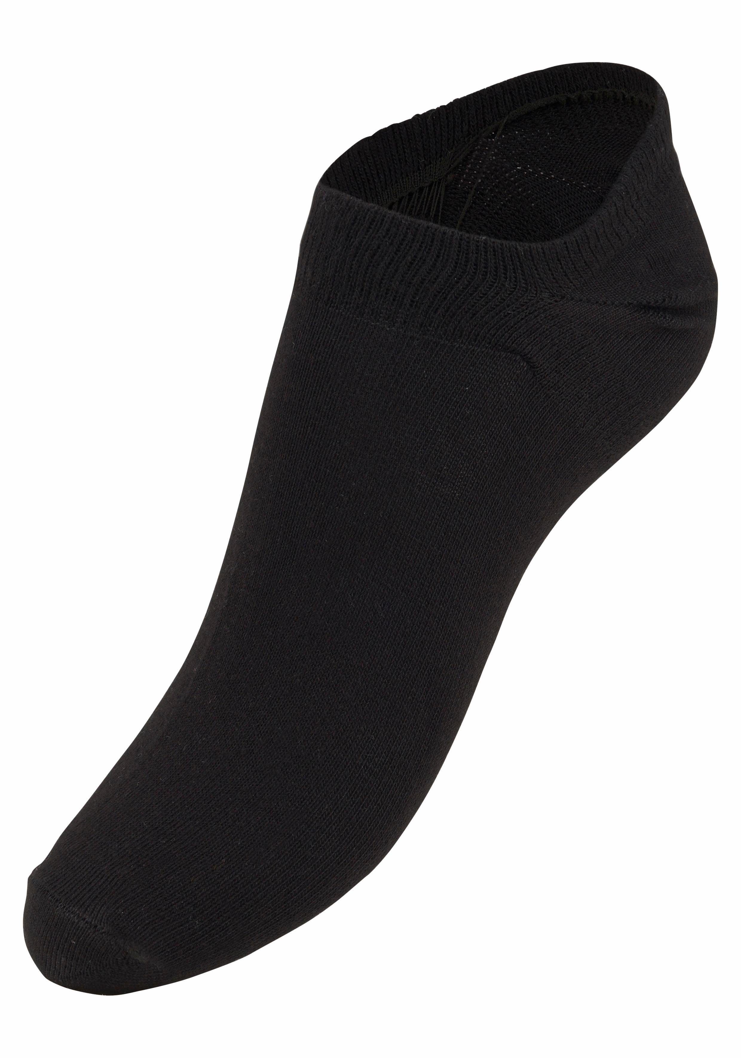 schwarz Sneakersocken Sneaker-Schuhe (Set, für 5-Paar) Bench. modische