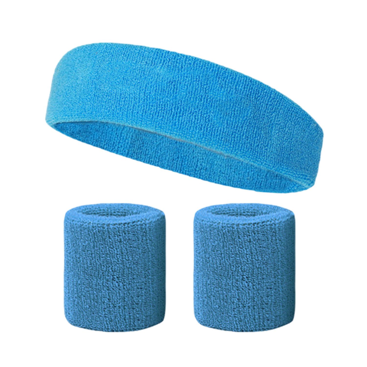 Refttenw Stirnband Elastisches schweißfestes Armband, Fitness-Stirnband-Set günstig online kaufen