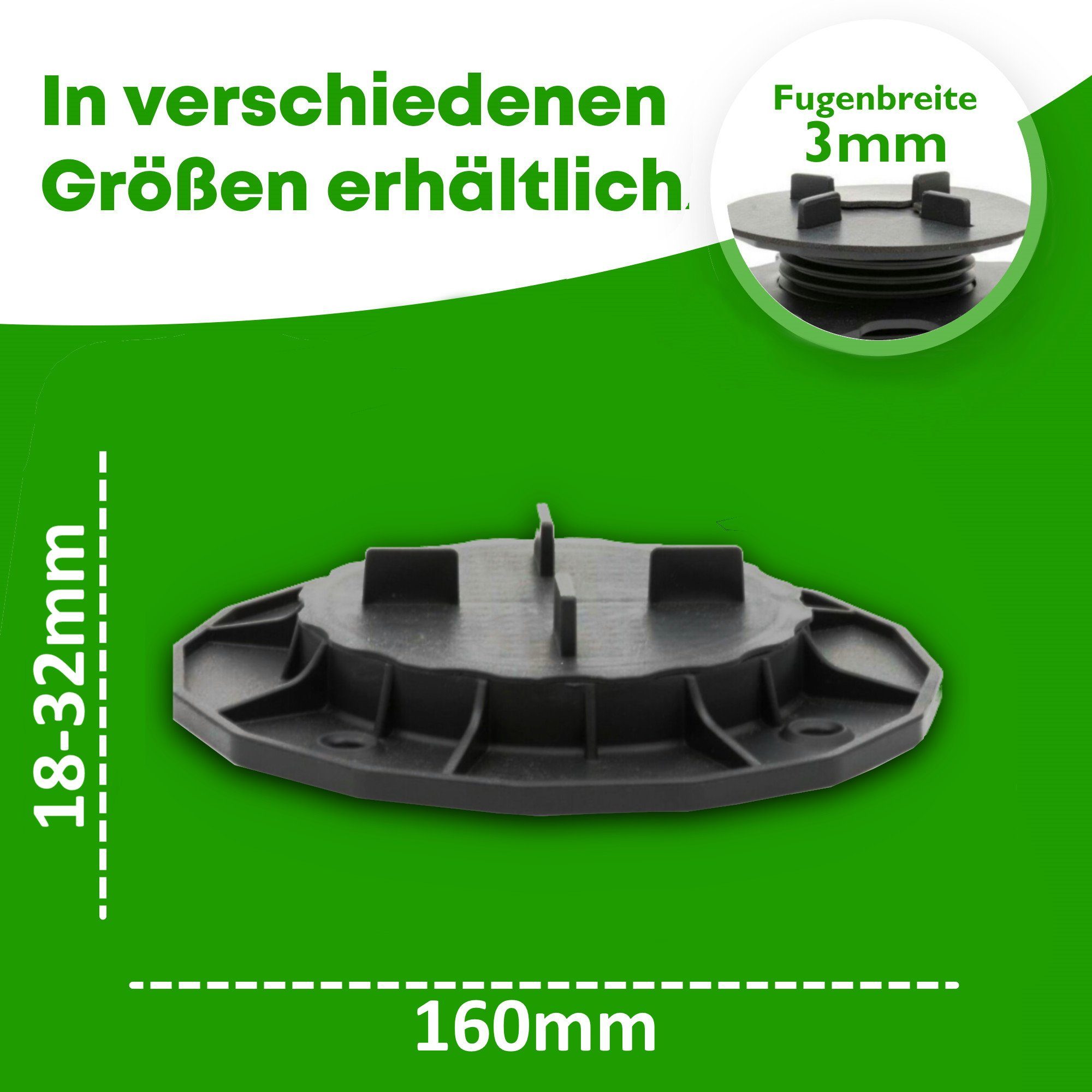 DeToWood Terrassenplatte Plattenlager