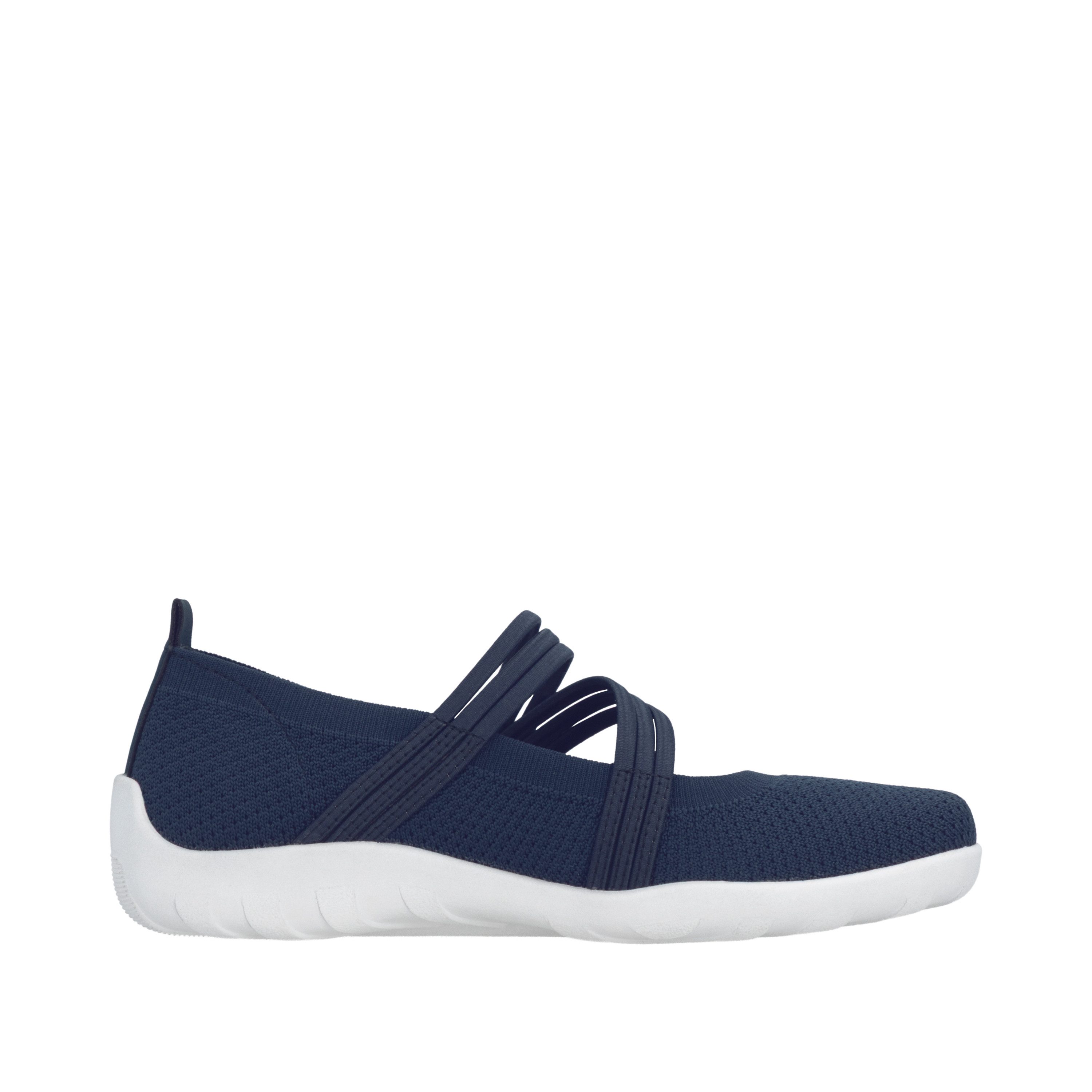 Remonte Riemchenballerina Slipper, Schlupfschuh, Sommerschuh, Klettschuh mit Softfußbett