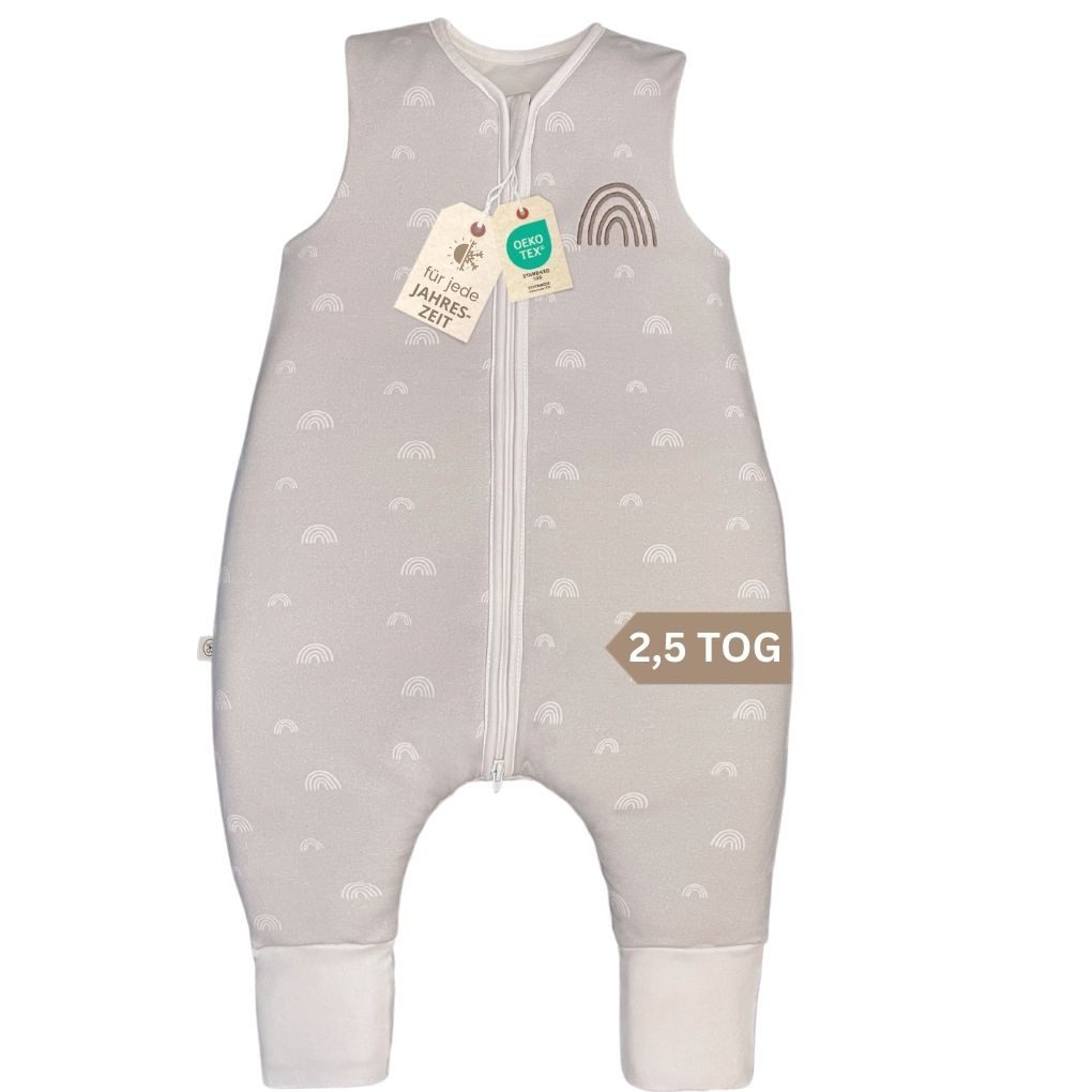 DIKOS Babyschlafsack Babyschlafsack mit Füßen 2,5 TOG REGENBOGEN günstig online kaufen