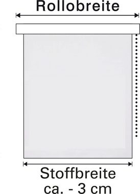 Doppelrollo EASYFIX Duo Rollo Triangle, GARDINIA, Lichtschutz, ohne Bohren, Klemmfix, segmentweise gewebter Stoff