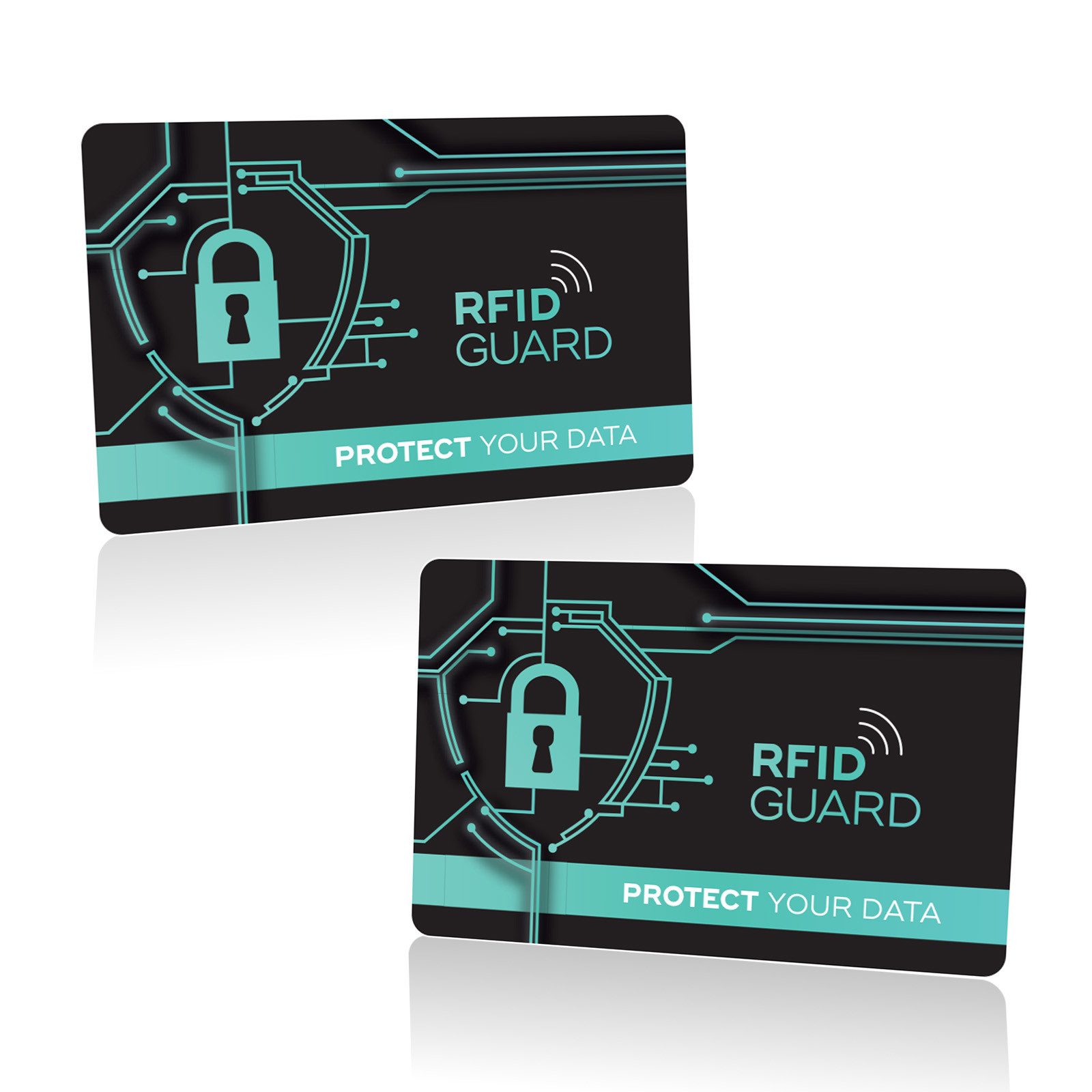 Tec-Expert Geldbörse RFID GUARD 2x RFID NFC Scan Blocker Karte Abschirmung günstig online kaufen