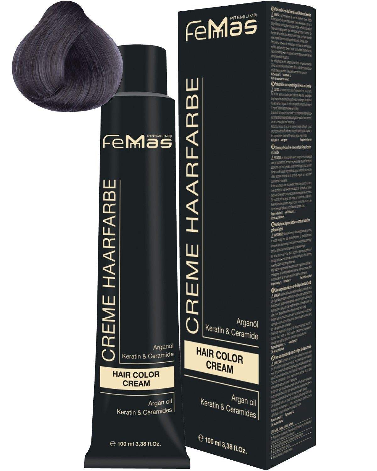 Femmas Premium Haarfarbe Femmas Hair Color, 1-tlg., Profi-Qualität