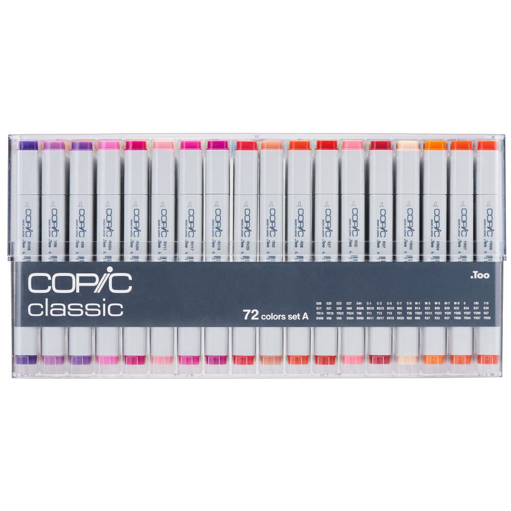 Marker Set A 72St - Grundfarben für Design und Illustration