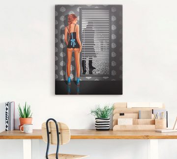 Artland Wandbild Das Nachtleben, Frau (1 St), als Leinwandbild, Poster in verschied. Größen