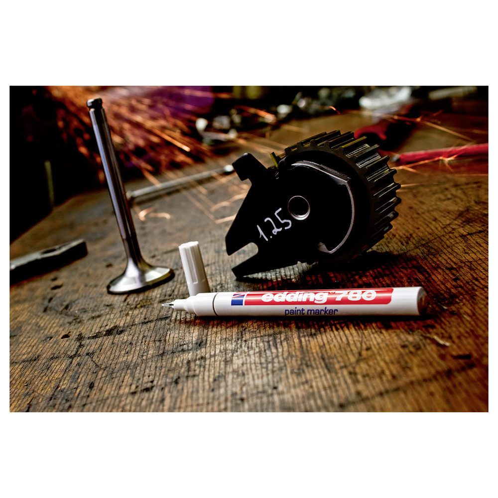 edding Lackmarker Edding 780 paint marker 4-780049 Lackmarker Weiß 0.8 mm – Bild 3 von 5